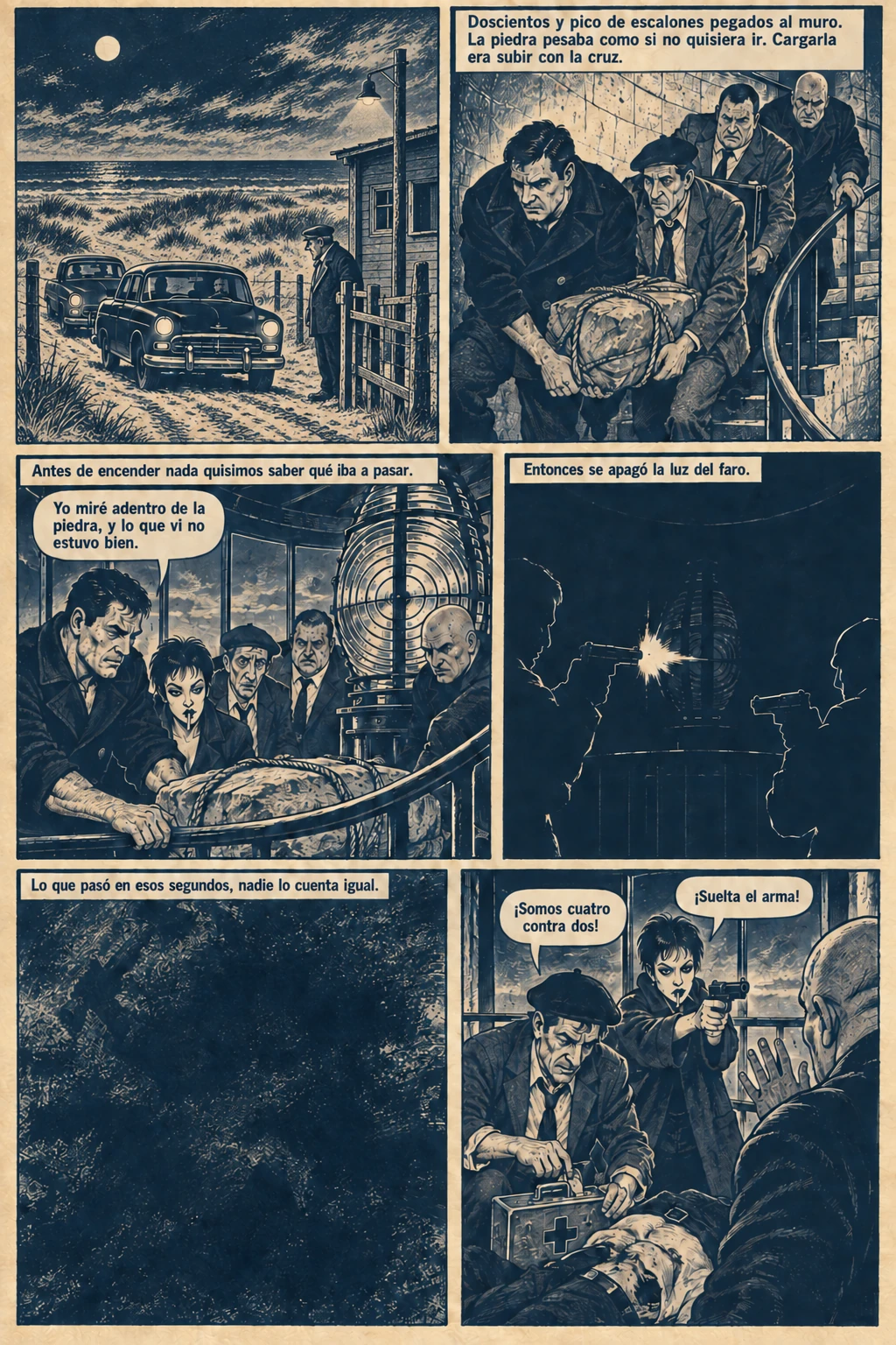 Lámina 034: Medianoche en el faro
